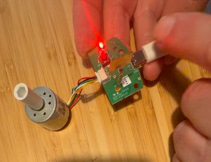 Only works when I press the circuit board