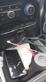 No need for wires to be hanging out. Especially now these days  when trucks only come with one 12 volt outlet and you have 3 phone and a tablet to keep charged