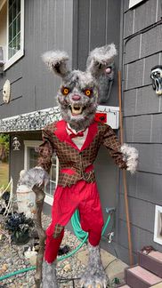 Home Accents Holiday 7 FT Wicked Woods Animated LED Horrifying